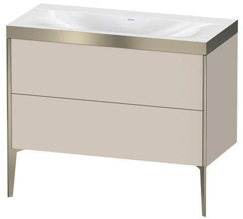 Duravit XViu Möbelwaschtischset 1000 mm mit Unterschrank und Viu Waschtisch