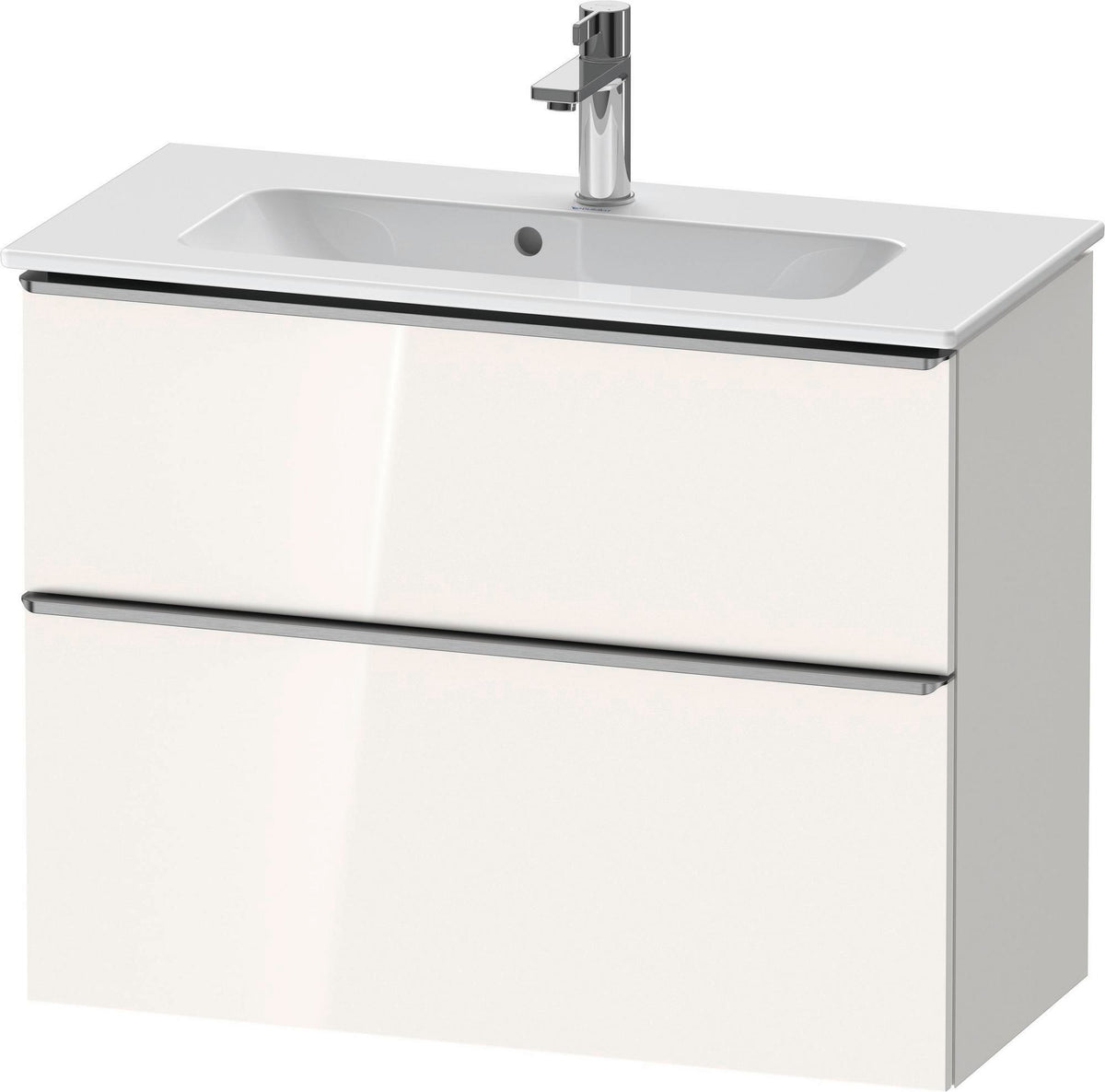 DURAVIT D-Neo Waschtischunterbau 810 mm Eiche Schwarz Bronze, wandhängend, 1 Auszug