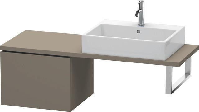 Duravit L-Cube Konsolenunterschrank 520 mm amerikanisch Nussbaum mit Tip-On-Technik