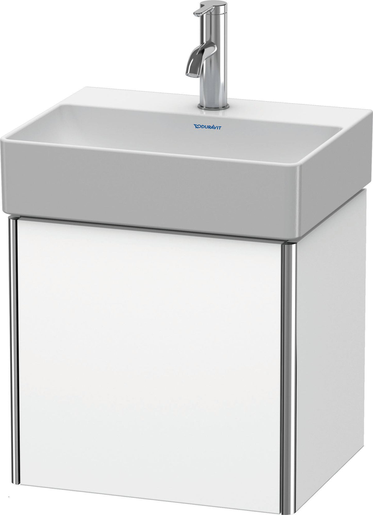 DURAVIT XSquare Waschtischunterbau 434 mm weiß seidenmatt mit Tip-on Technik