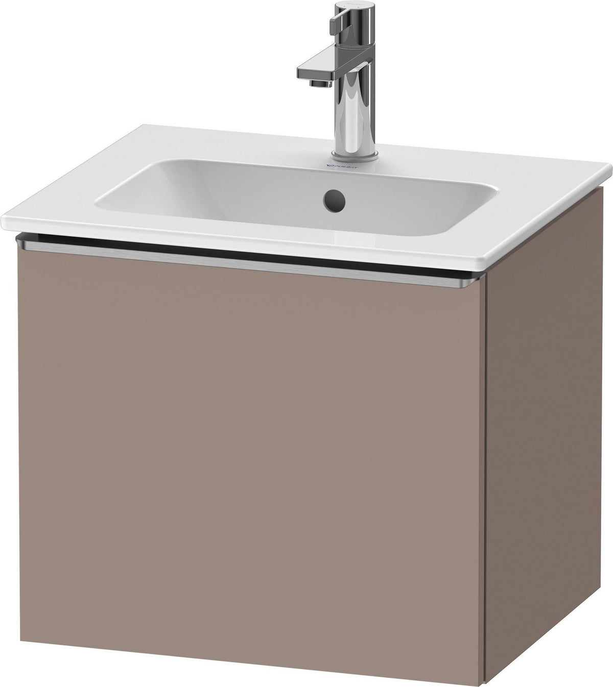 DURAVIT D-Neo Waschtischunterbau 510 mm Eiche Schwarz Matt mit Bronze Griff
