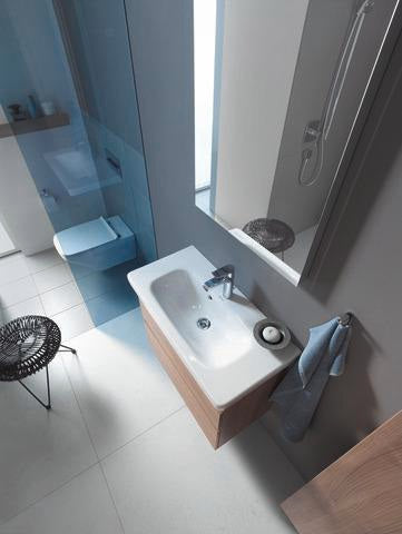 DURAVIT DuraStyle Möbelwaschtisch 785 mm, 1 Hahnloch, mit Überlauf, weiß