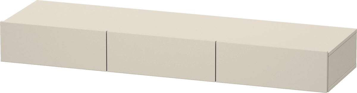 DURAVIT DuraStyle Schubkastenablage 1500 mm, 3 Schubkästen, betongrau matt, wandhängend