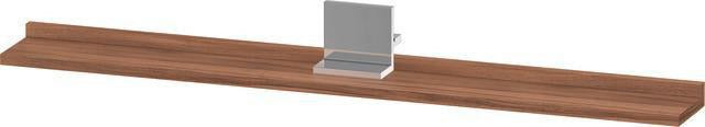 DURAVIT Sivida Spiegel Ablage 1000 mm Chrom/Nussbaum Matt – Badablage mit Befestigungsmaterial