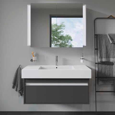 DURAVIT Ketho Waschtischunterbau 1000 mm wandhängend basalt matt mit 1 Auszug