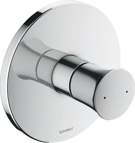DURAVIT White Tulip Einhebel-Brausemischer Unterputz mit Keramikmischsystem in Chrom