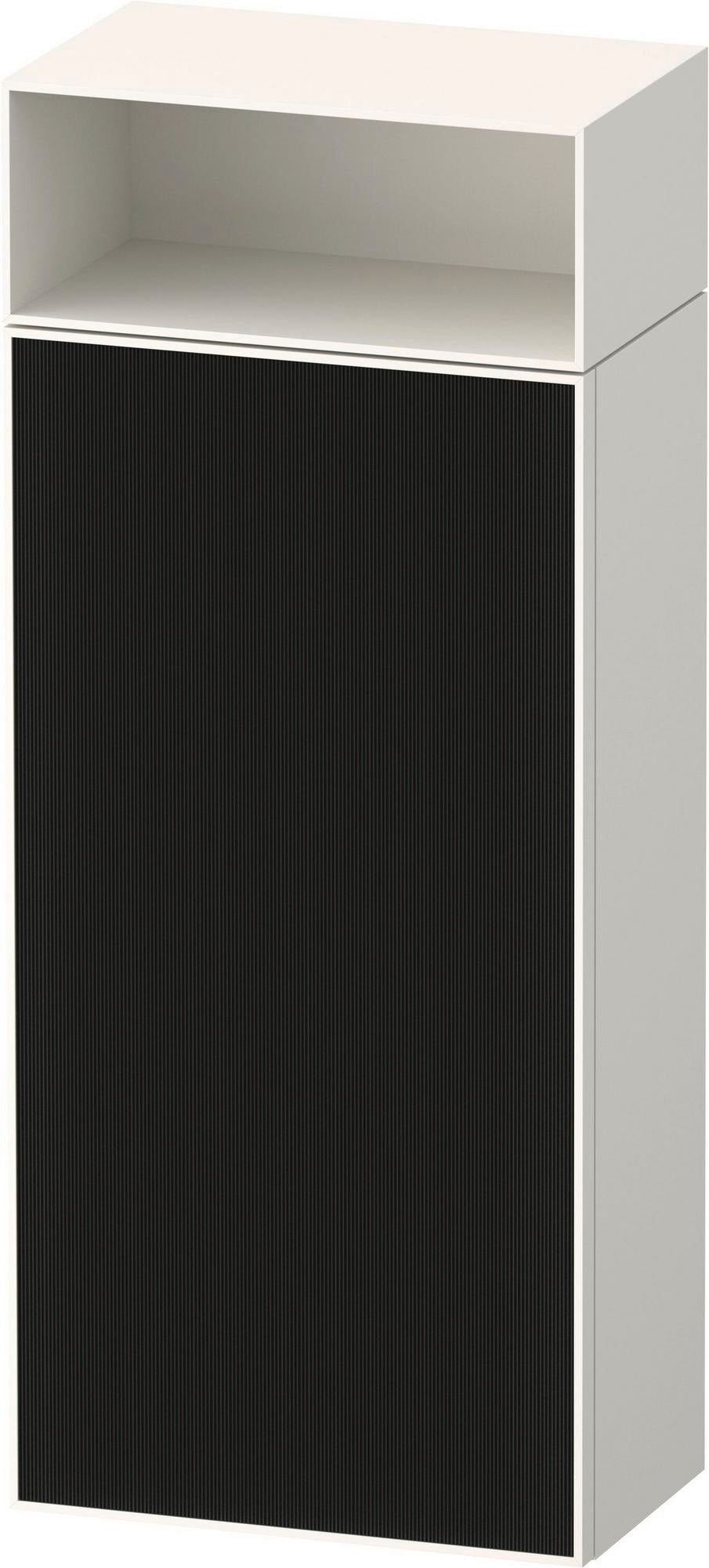 Duravit Zencha Halbhochschrank 961x400x240mm Eiche Anthrazit Matt mit Tip-on Technik