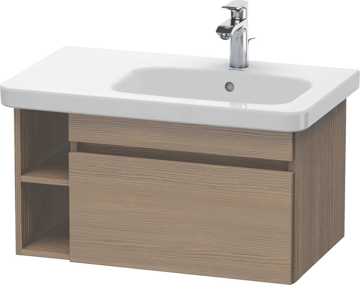 Duravit DuraStyle Waschtischunterbau 730 mm Eiche Terra/Weiß Matt, 1 Auszug, wandhängend