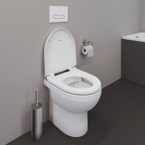 Duravit No.1 Stand-WC 480 mm spülrandlos mit HygieneGlaze, weiß