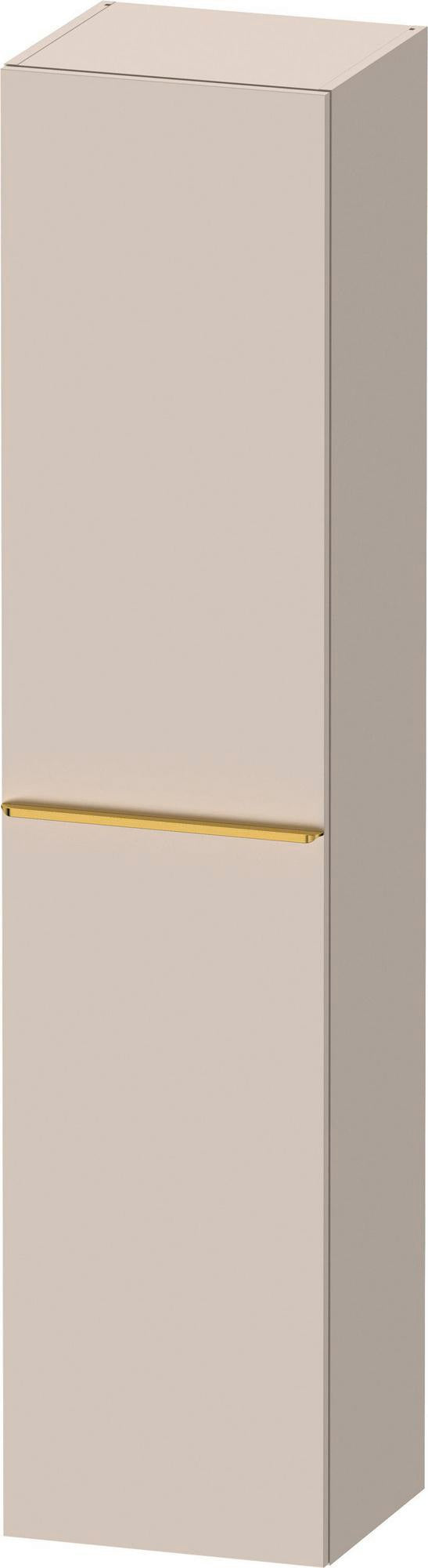 DURAVIT D-Neo Hochschrank 400x360x1760 mm, 1 Tür links, Eiche Schwarz – Matt, Soft-Close