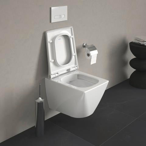 DURAVIT WC-Sitz Design Classics Viu Comp. Weiß mit Edelstahl-Scharnieren, ohne Absenkautomatik
