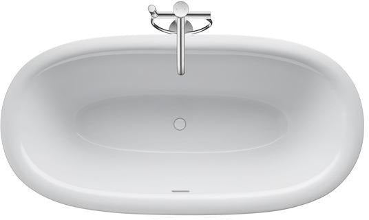 DURAVIT White Tulip Freistehbadewanne 1600x800 mm Sanitäracryl Weiß mit 2 Rückenschrägen