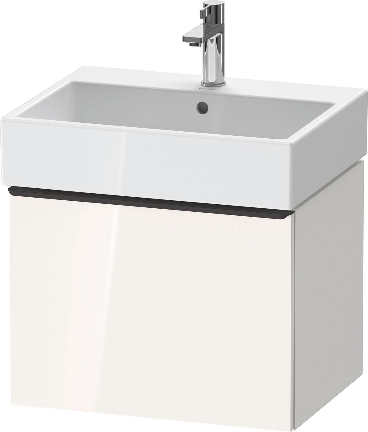 DURAVIT D-Neo Waschtischunterbau 584 mm wandhängend mit 1 Auszug, Griff Bronze, Weiß Matt