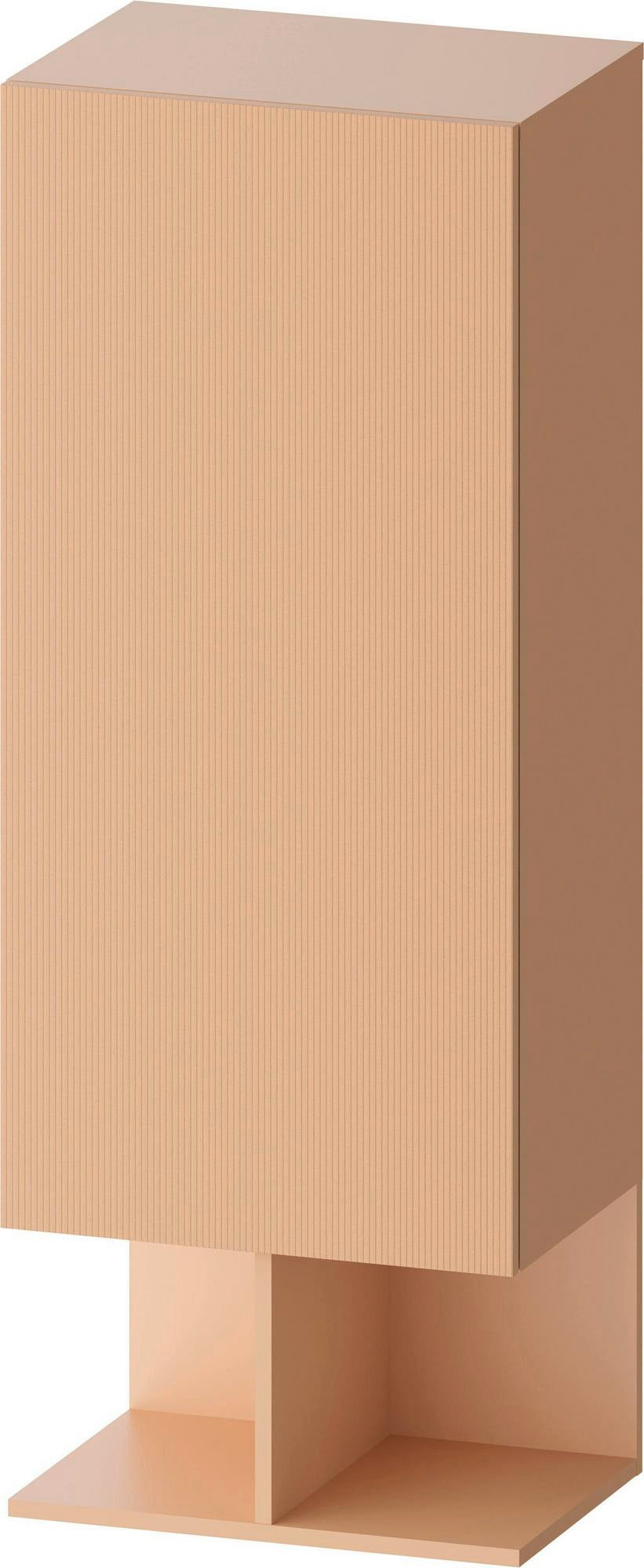 DURAVIT Balcoon Halbhochschrank 1320 mm, 1 Tür, 2 offene Fächer, Elfenbein Struktur, wandhängend
