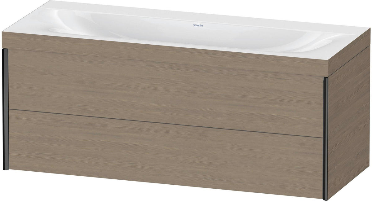 DURAVIT XViu c-bonded Waschtischunterbauset 1200 mm wandhängend mit 2 Schubkästen