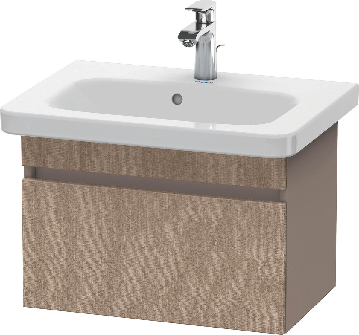 DURAVIT DuraStyle Waschtischunterbau wandhängend 580 mm betongrau matt mit Soft-Close-Auszug