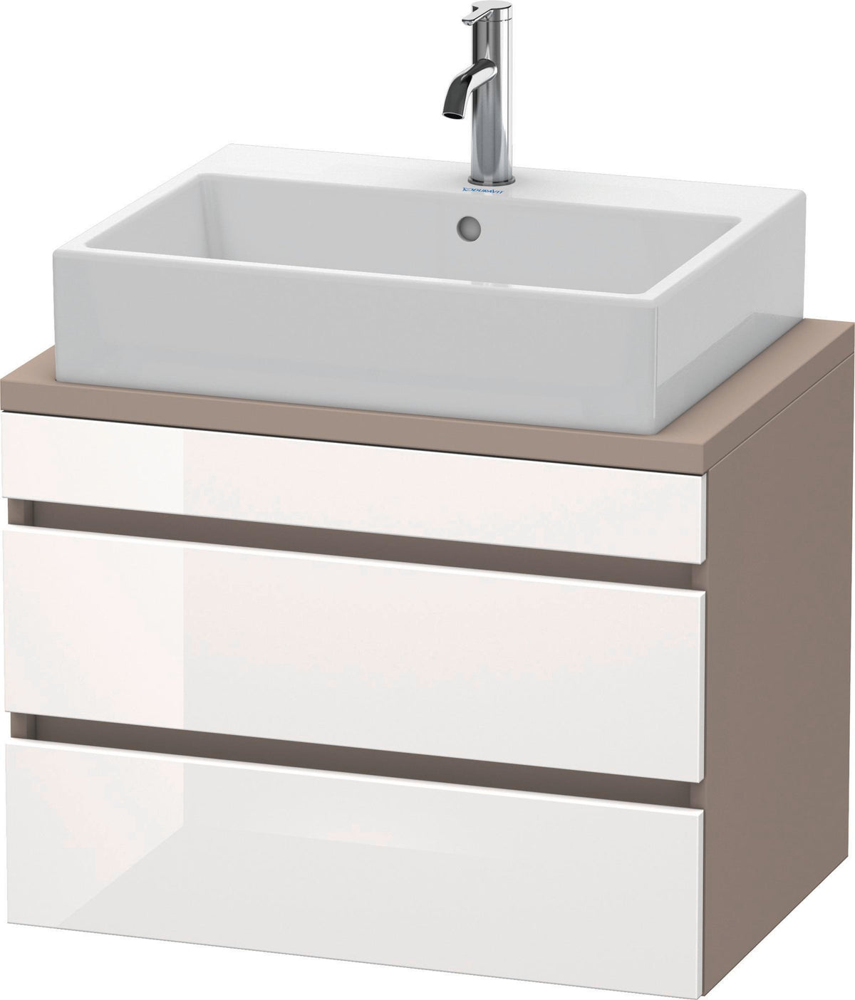 Duravit DuraStyle Konsolenunterschrank 700 mm betongrau matt mit 2 Schubkästen