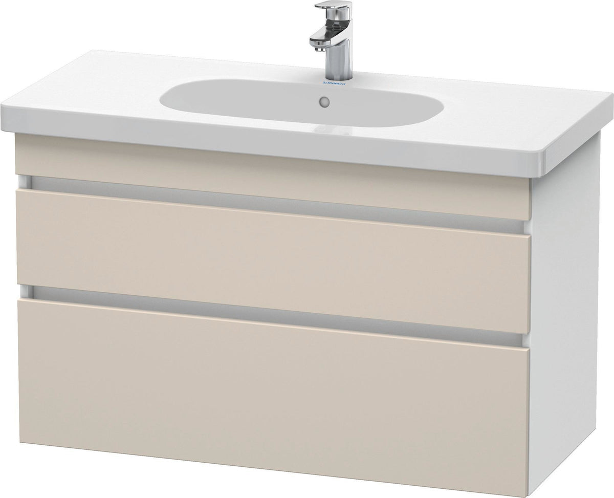 DURAVIT DuraStyle Waschtischunterbau 1000 mm wandhängend, 2 Schubkästen, weiß matt