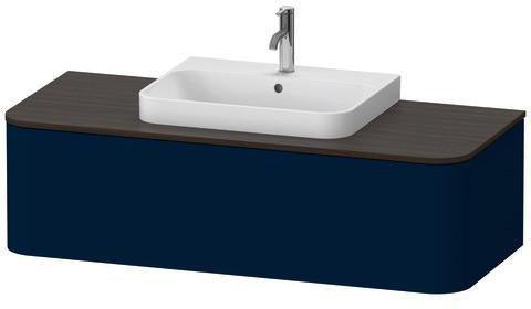 Duravit Waschtischunterbau Happy D.2 Plus 1300 mm taupe supermatt mit Tip-On-Technik