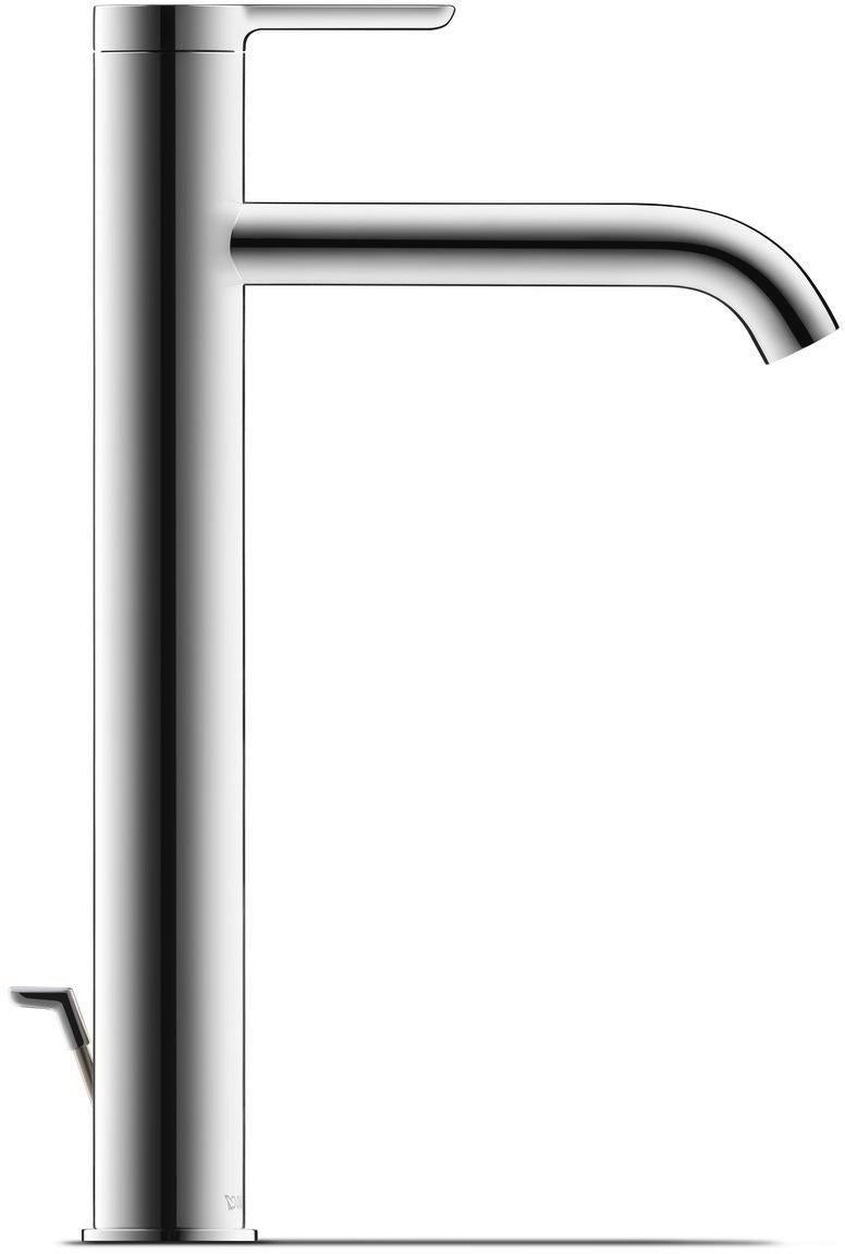 Duravit C.1 Einhebel-Waschtischmischer XL 166 mm mit Zugstange, Schwarz Matt
