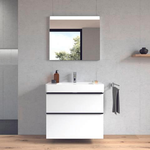 DURAVIT Soleil by Starck Möbelwaschtisch 600 mm Weiß mit Überlauf und 1 Hahnloch