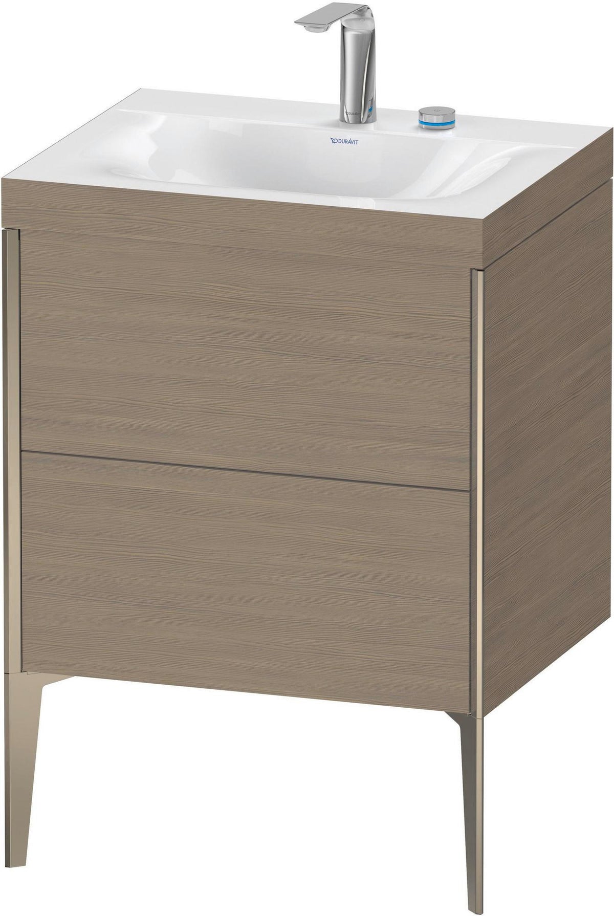 DURAVIT XViu c-bonded Set bodenstehend 480x600x610mm, 2 Auszüge, Eiche