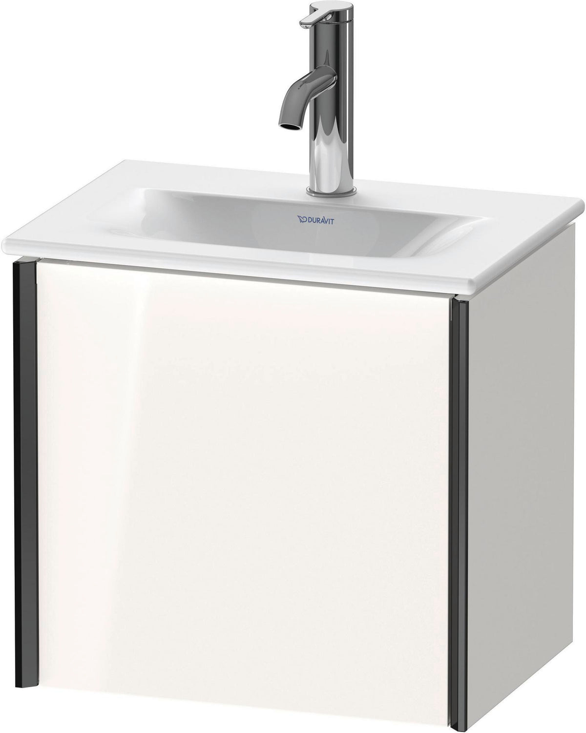 Duravit XViu Waschtischunterbau wandhängend, 1 Tür rechts, 430x310x397 mm, weiß matt