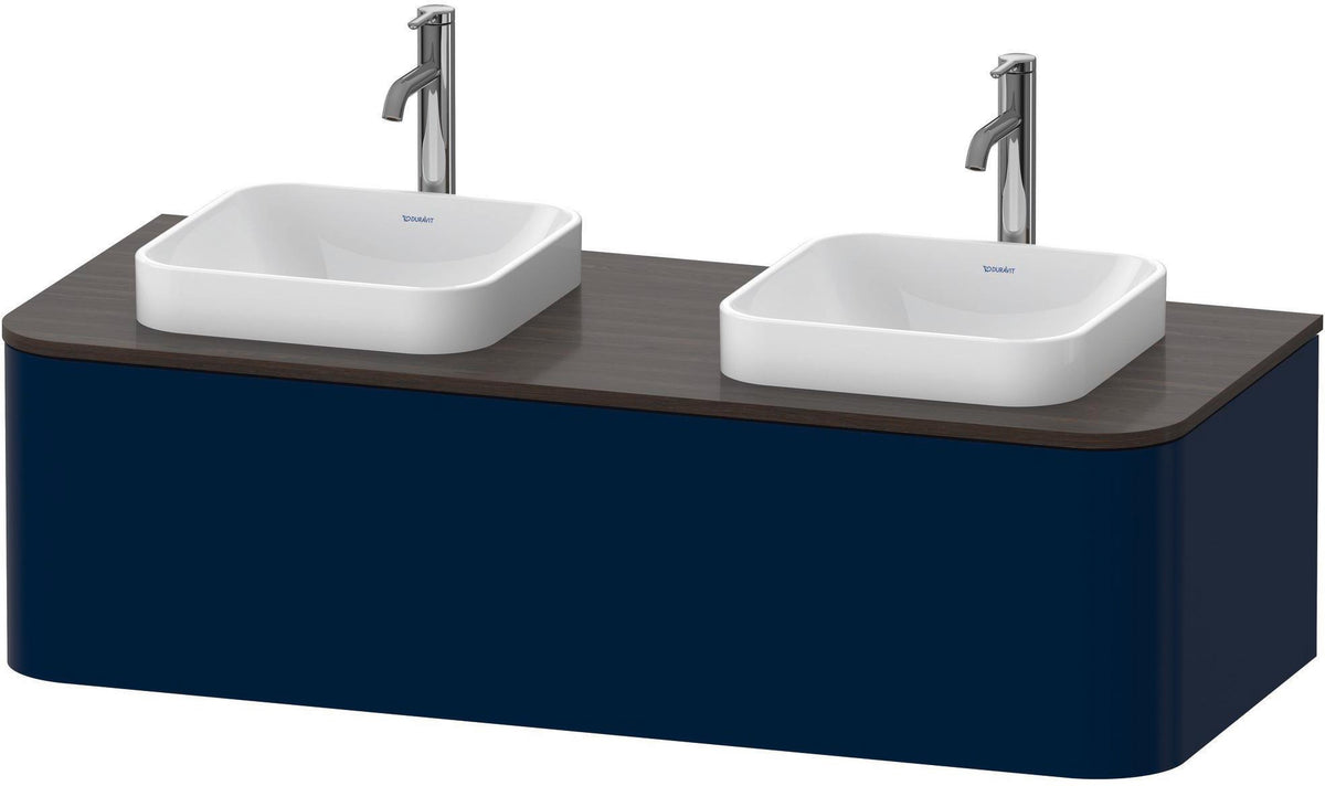 DURAVIT Happy D.2 Konsolenwaschtischunterbau 1300 mm Taupe supermatt mit Tip-On Technik