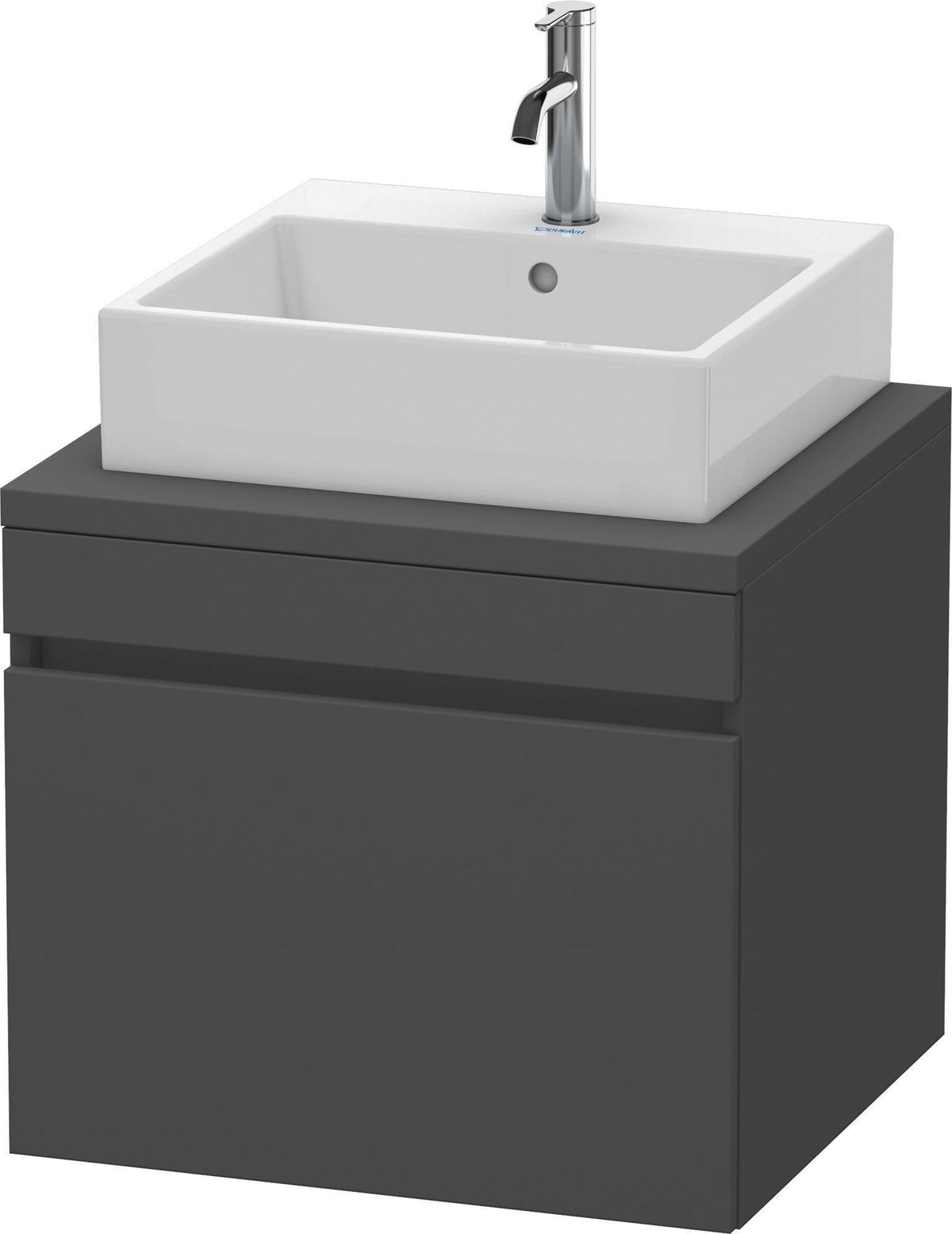 DURAVIT DuraStyle Konsolenunterschrank 600 mm betongrau matt – 1 Auszug, wandhängend