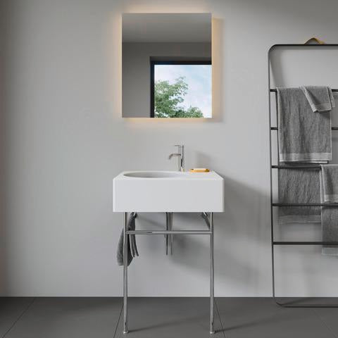 DURAVIT Design Classics Wandwaschtisch 615 mm, Becken links, mit Überlauf, weiß