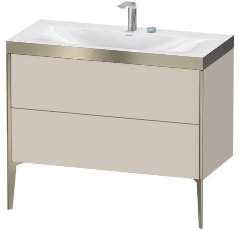 Duravit XViu Möbelwaschtischset 1000 mm mit Unterschrank und Viu Waschtisch