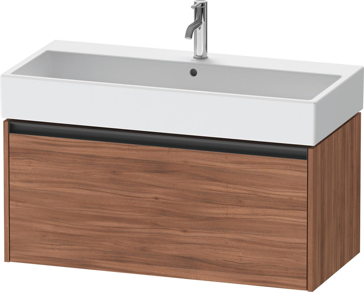 DURAVIT Ketho.2 Waschtischunterbau 984 mm betongrau matt mit 1 Auszug, wandhängend