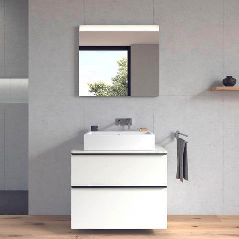 Duravit Waschtisch Vero Air 600 mm mit Überlauf und Hahnlochbank, weiß