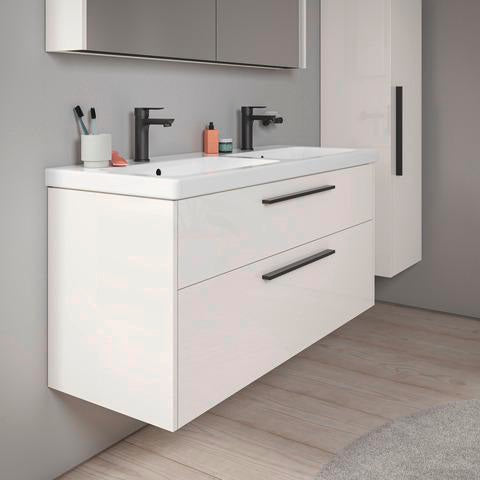 DURAVIT D-Code Spiegelschrank 1200 mm mit LED-Beleuchtung, 2 Türen, Front- und Innenspiegel