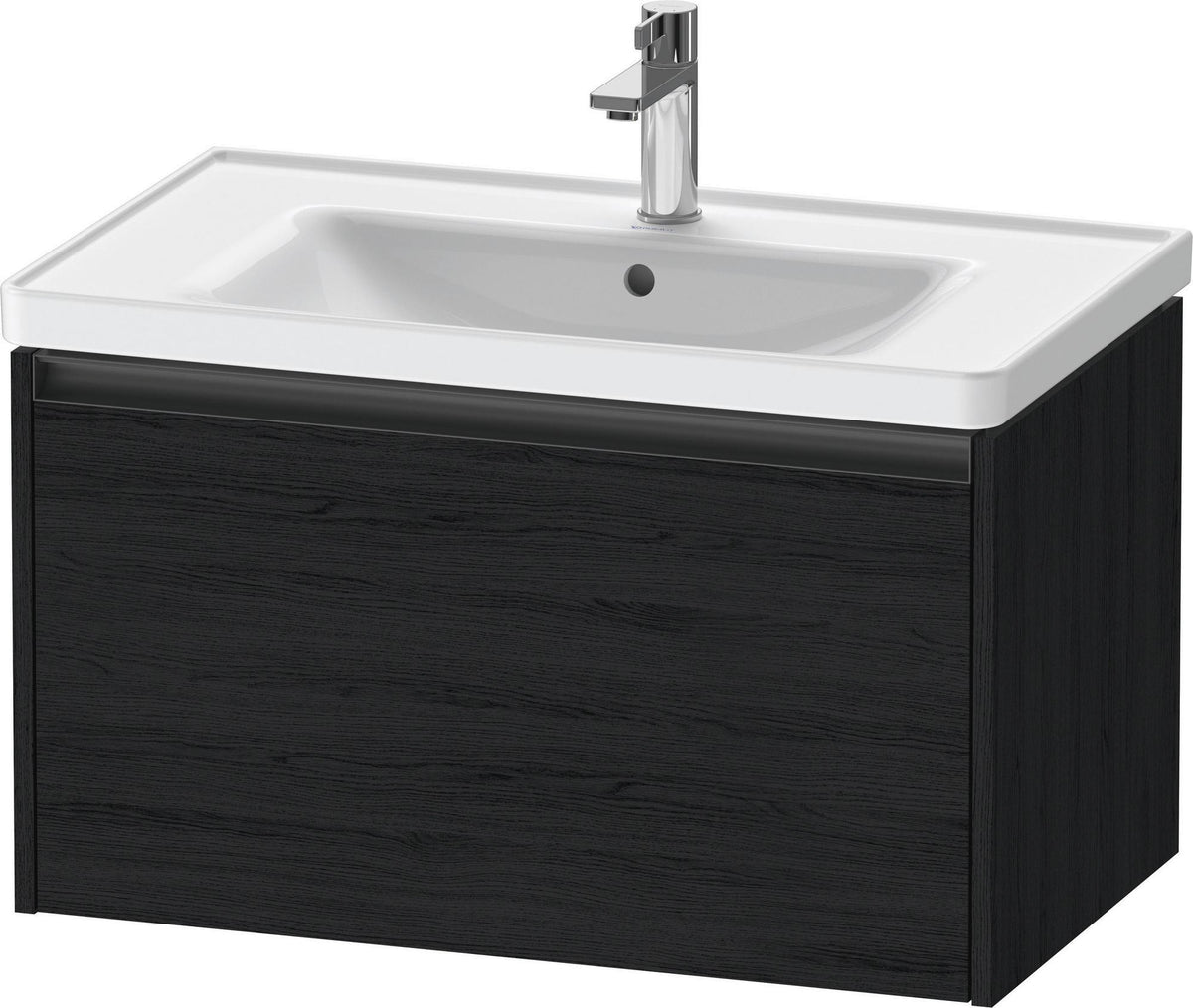 DURAVIT Ketho.2 Waschtischunterbau 784 mm betongrau matt, wandhängend, 1 Auszug