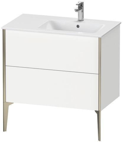 Duravit Waschtischunterbau XVIU 810x834x480mm 2 Auszüge Ahorn Mitte Schürze