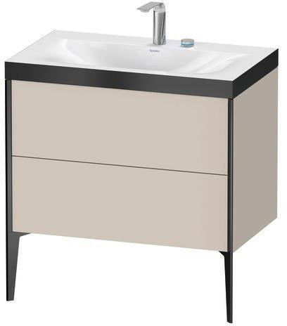 Duravit Möbelwaschtischset XVIU 800x480mm Chaos mit Möbelwaschtisch Viu und Unterbau