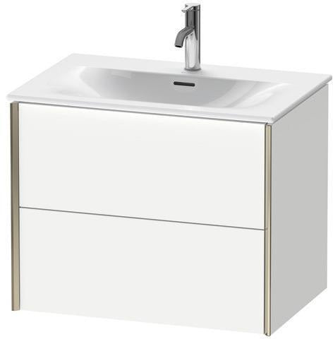 DURAVIT XVIU Waschtischunterbau 710 mm – 2 Schubkästen, s-matt, wandhängend