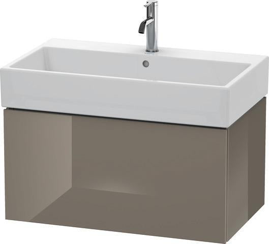 Duravit L-Cube Waschtischunterbau 784 mm taupe supermatt mit Tip-On-Technik