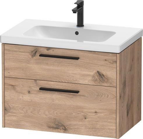 DURAVIT D-Code 2.0 Waschtischunterbau 784 mm Eiche Marmor mit Soft-Close
