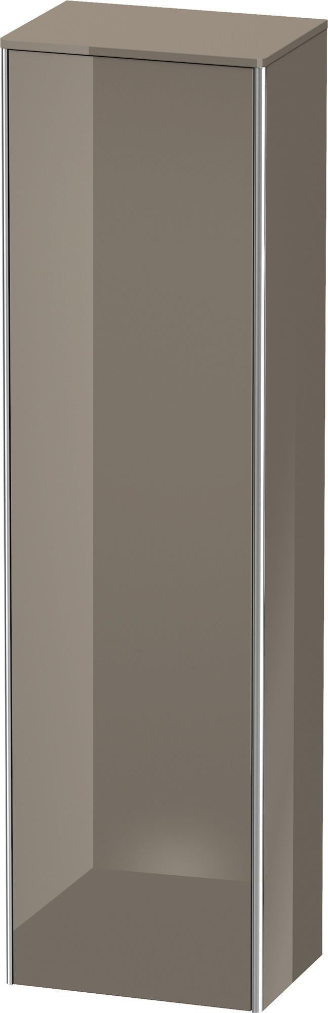 DURAVIT Hochschrank XSquare, wandhängend, 1 Tür rechts, Flannel Grey Hochglanz, 1776 mm