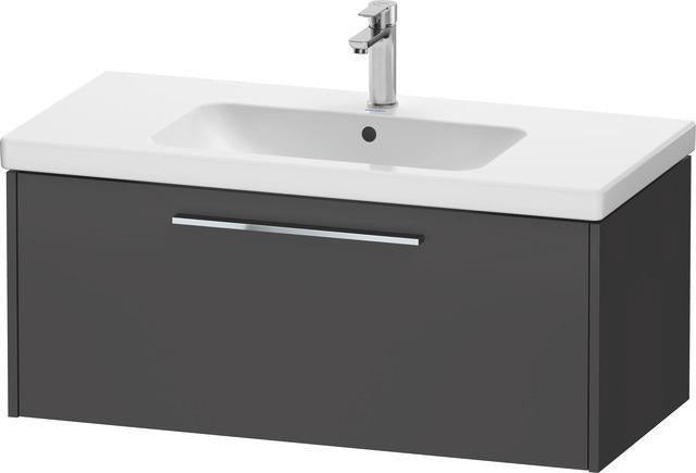 DURAVIT D-Code 2.0 Waschtischunterbau wandhängend 984 mm Weiß Hochglanz mit Auszug und Soft-Close