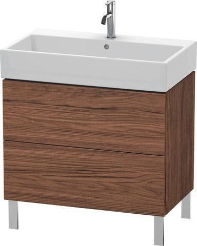 Duravit L-Cube Waschtischunterbau 784 mm Amerikanisch Nussbaum für Vero Air