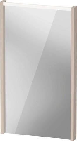 DURAVIT D-Code 2.0 Spiegel 400x700 mm mit LED-Beleuchtung, Basalt Matt