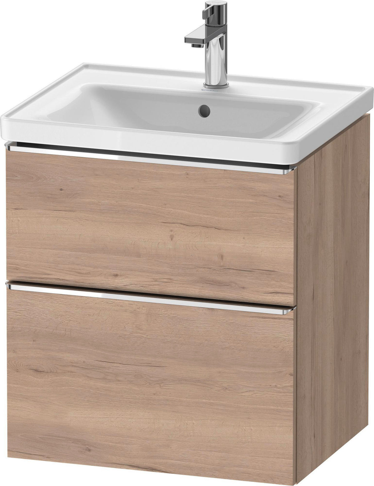 Duravit D-Neo Waschtischunterbau 584 mm betongrau matt mit Auszug und Schubkasten
