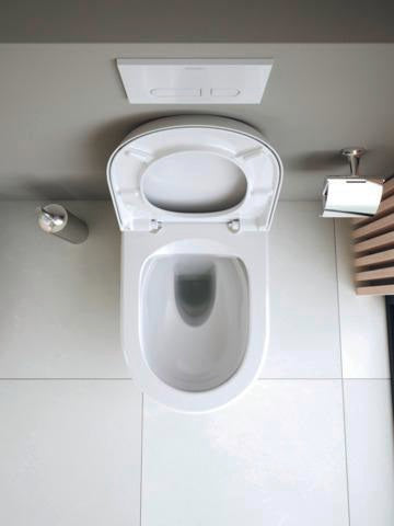 DURAVIT Qatego Stand-WC TS, 600 mm, spülrandlos, weiß – Studio F. A. Porsche Collection