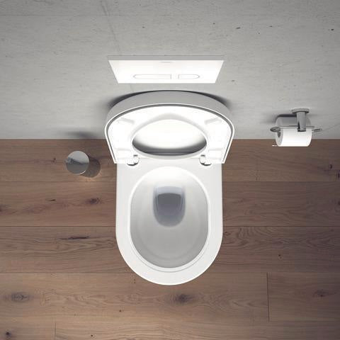 DURAVIT Wand-WC Starck 3 540 mm Tiefspüler mit Durafix, weiß