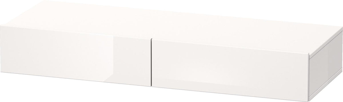 Duravit DuraStyle Schubkastenablage 1200 mm Eiche Terra/Weiß Matt mit 2 Schubkästen und Selbsteinzug