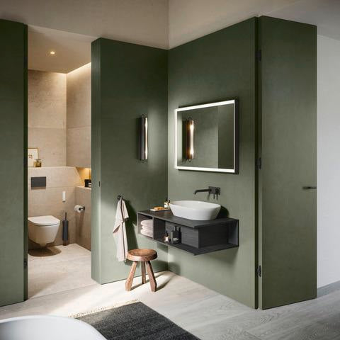 DURAVIT C.1 Einhebel-Waschtischmischer Unterputz 225 mm Schwarz Matt ohne Zugstange