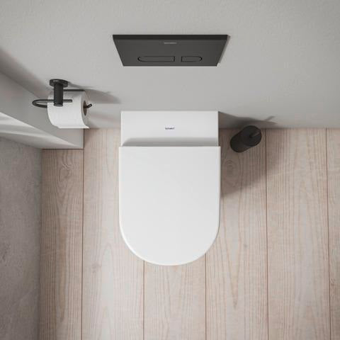 DURAVIT D-Code WC-Sitz mit Absenkautomatik, Weiß, Duroplast, Edelstahl-Scharniere